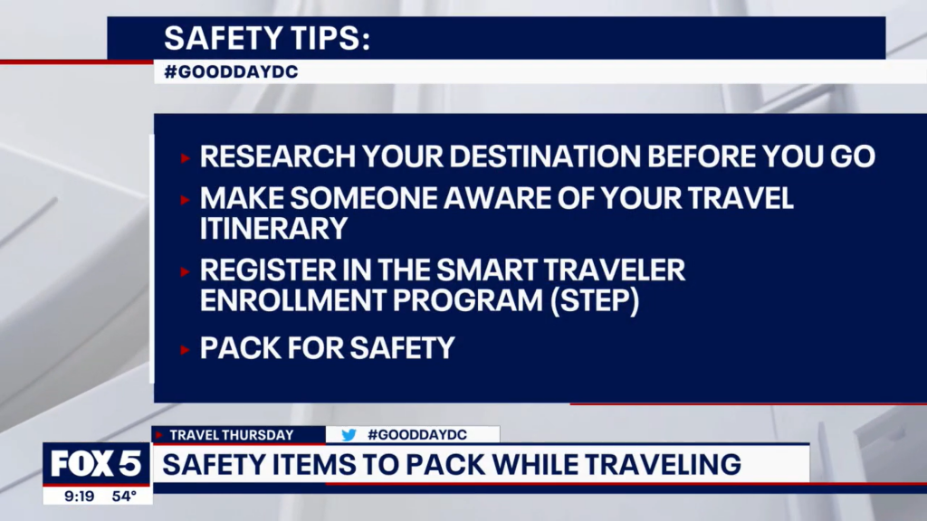 Travel safety tips